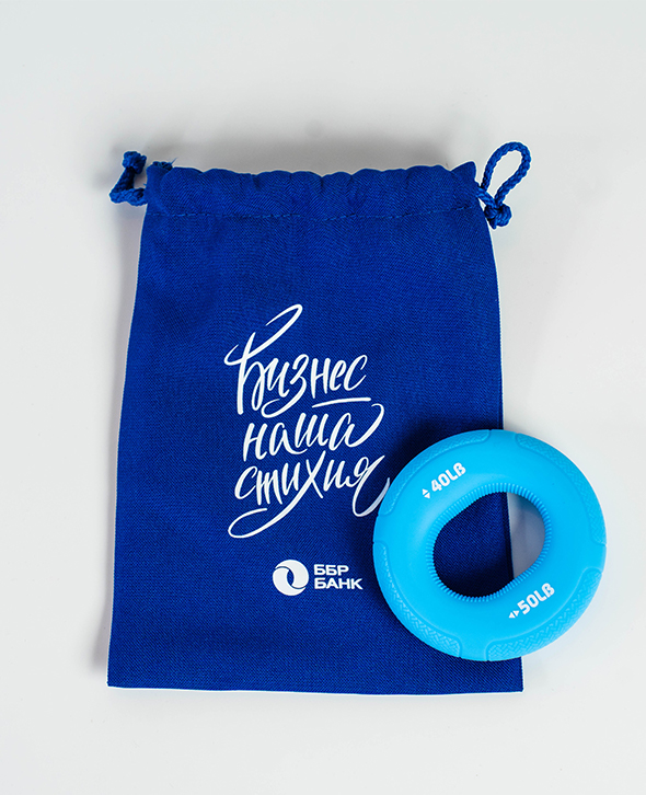 картинка Эспандер в мешке «Бизнес - наша стихия» магазин Одежда+ являющийся официальным дистрибьютором в России 