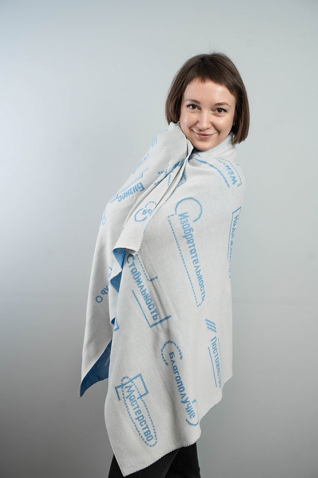 картинка Плед «30 важных слов» магазин Одежда+ являющийся официальным дистрибьютором в России 