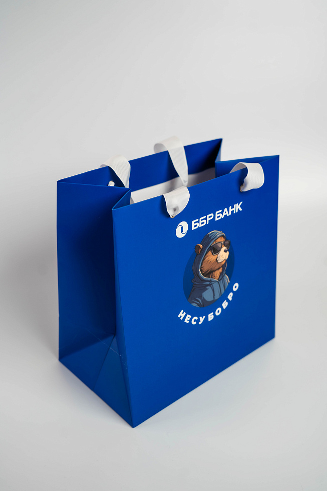 картинка Пакет "Несу бобро" магазин Одежда+ являющийся официальным дистрибьютором в России 