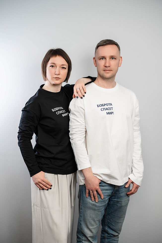 картинка Лонгслив «Боброта спасет мир!» магазин Одежда+ являющийся официальным дистрибьютором в России 