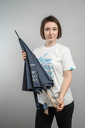 картинка Зонт-трость «Бизнес - наша стихия» от магазина Одежда+