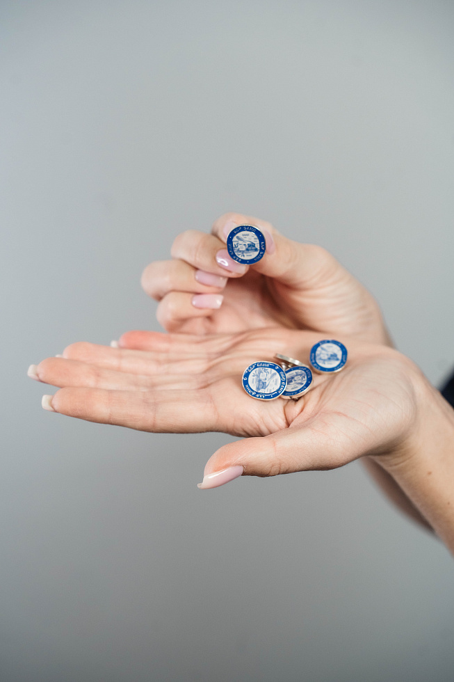 картинка Значок "Бобр" овальный магазин Одежда+ являющийся официальным дистрибьютором в России 