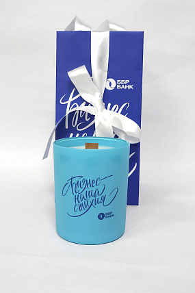 картинка Ароматическая свеча Мята "Бизнес-наша стихия" от магазина Одежда+