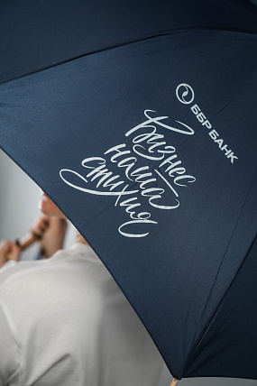 картинка Зонт-трость «Бизнес - наша стихия» от магазина Одежда+